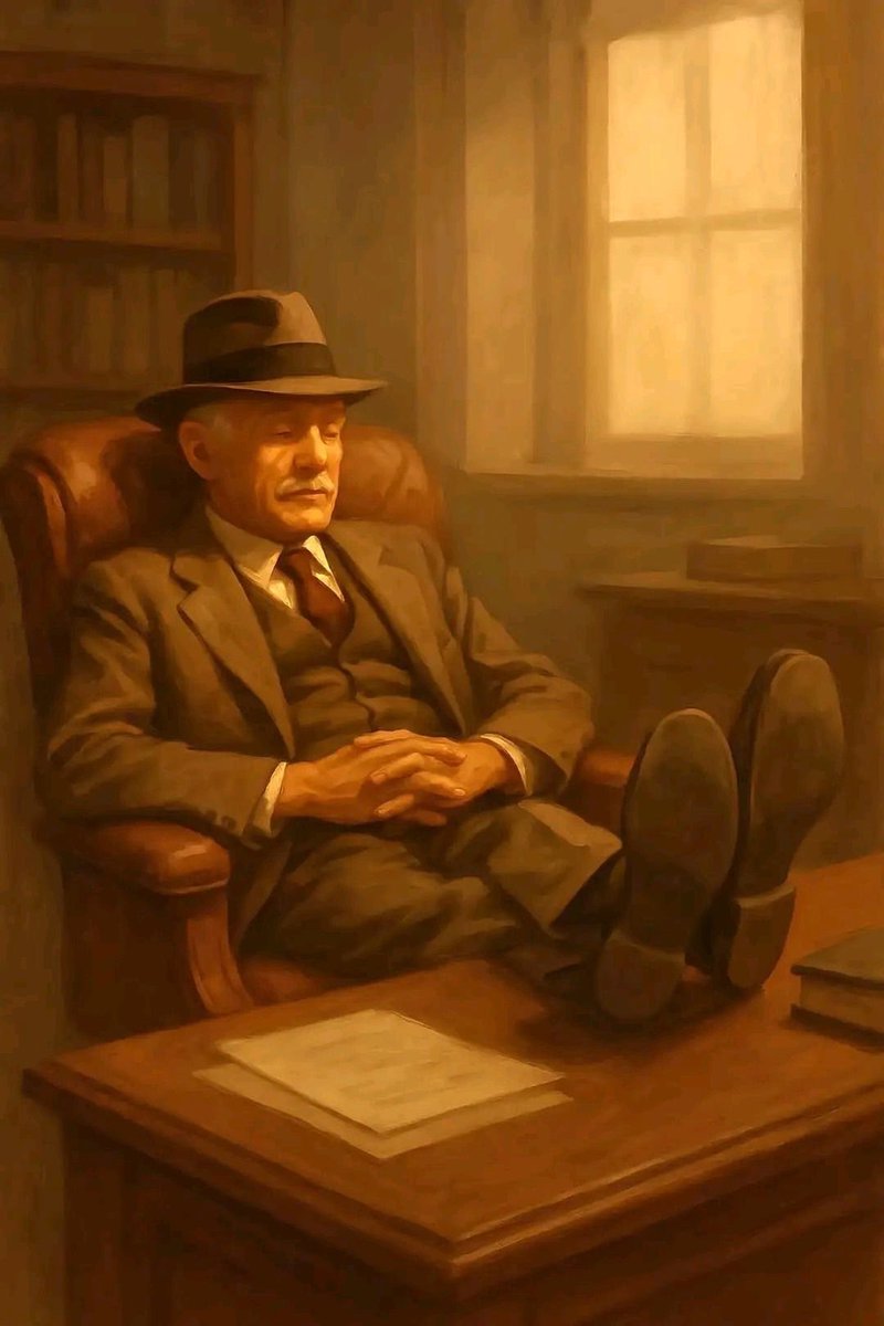 JoseFerreiraj94's tweet photo. Henry Ford fue el primer empresario famoso por pagar los sueldos más altos del mercado.
Un día, un periodista curioso le preguntó:

“¿A quién le pagas más en tu empresa?”

Ford sonrió y lo llevó a su enorme sala de producción.
Por todas partes había movimiento: trabajadores corriendo, campanas sonando, ascensores subiendo y bajando.
Era un verdadero caos organizado.

En medio de todo, había una pequeña cabina cerrada.
Dentro, un hombre descansaba cómodamente en una silla, con los pies sobre la mesa y un sombrero tapándole la cara.
Ford golpeó la puerta.
El hombre levantó ligeramente el sombrero y, con voz cansada, dijo:

“Hola Henry, ¿todo bien?”
Ford asintió con una sonrisa, cerró la puerta y siguió caminando.

El periodista, sorprendido por la escena, preguntó:

“¿Quién es este hombre?”
Ford, riendo, respondió:
“Él es la persona mejor pagada de toda mi empresa.”

El periodista no podía creerlo:

“¿Pero qué hace?”
Ford contestó:
“Nada. Solo viene, se sienta y piensa.”

Y añadió:

“Lo contraté para pensar. Todas las ideas de nuestros sistemas y diseños de vehículos salen de su cabeza. Él viene, se relaja, reflexiona, imagina y me envía sus ideas. Yo las ejecuto… y gano millones. Las ideas valen más que cualquier otra cosa. Pero para tener ideas, necesitas tiempo libre, silencio y espacio mental. Si estás ocupado día y noche, no puedes crear nada nuevo. Por eso lo liberé de todo para que pueda pensar.”

👏 El periodista no pudo evitar aplaudir.

Henry Ford entendía una verdad profunda:
👉 Los grandes logros nacen de la mente libre, no de la agenda llena.

Los grandes empresarios como Bill Gates o Warren Buffett aplican el mismo principio.

Buffett lee más de 4 horas al día.

Gates termina dos libros por semana.
Ambos leen cerca de 80 libros al año.
Conducen sus propios autos, hacen filas para un café… y piensan. Mucho.

🧠 Porque cuando la mente está libre, surgen las ideas que cambian el mundo.

Si quieres lograr cosas grandes, libérate de lo pequeño.
Deja espacio para pensar, imaginar y crear.
Las mejores ideas no nacen en medio del ruido… sino en el silencio.