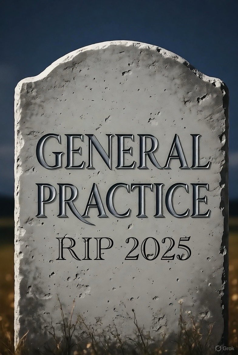 DrSteveTaylor's tweet image. Failed to listen
Failed to fund
Failed to revive
Failed…..
Death of General Practice