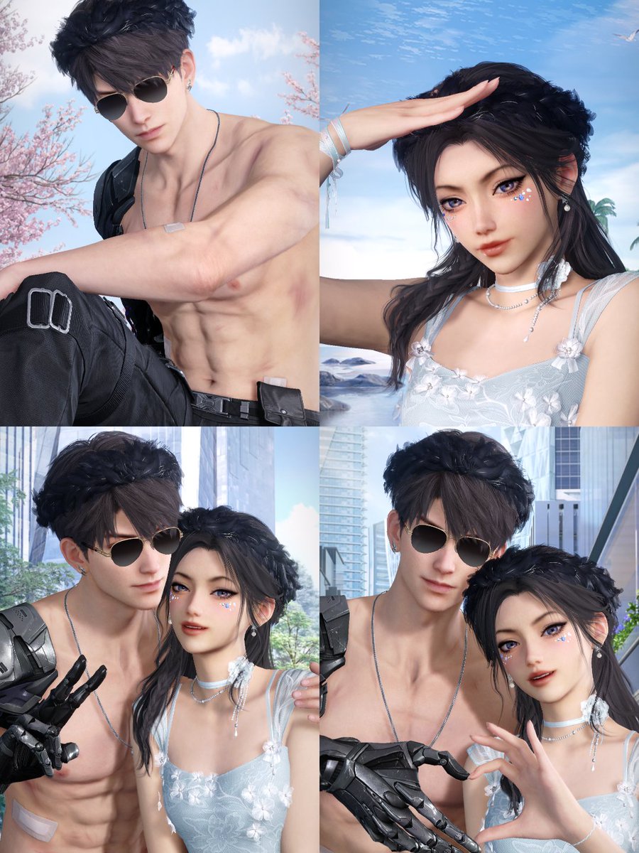 Some new poses for the booth today 🥰♡ (3&amp;4)