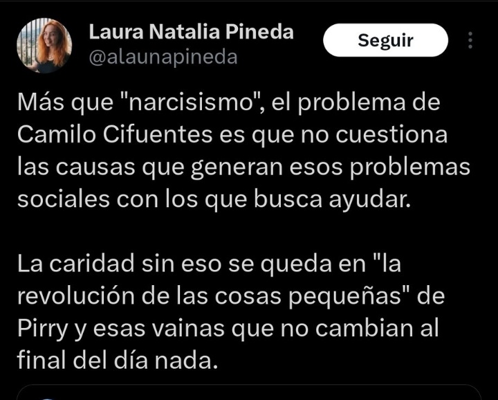 El problema de los progres, es que abordan una problemática desde la filosofia, piensan en el origen, posibles causas, diferentes métodos, las variables y múltiples resultados. En sintesis, piensan... piensan... siguen pensando... piensan más y al final, no hacen un puto culo.