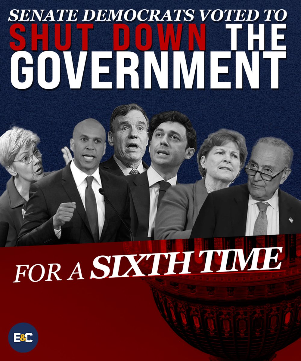 HouseCommerce's tweet image. Senate Democrats just voted against the clean bipartisan government funding bill for the sixth time.
Why?
Because Republicans refuse to strip funding for rural hospitals and give free health care to illegal aliens.
