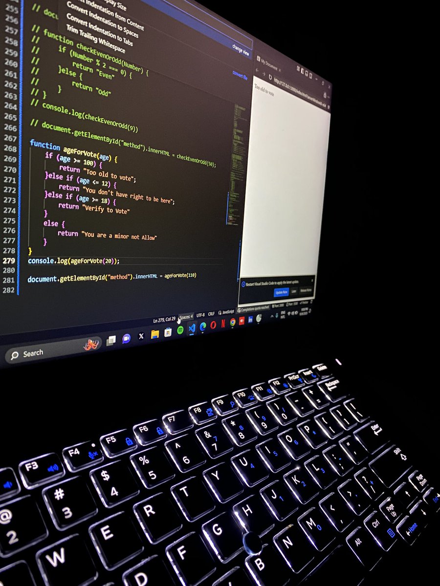callmiremzy's tweet image. •“Putting in the work to understand JavaScript deeply. Step by step. #CodeNewbie #FrontendDev”