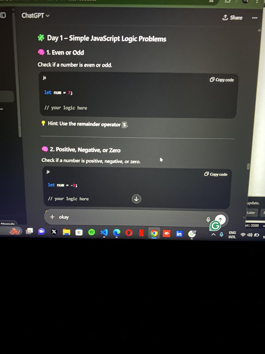 callmiremzy's tweet image. •“Putting in the work to understand JavaScript deeply. Step by step. #CodeNewbie #FrontendDev”