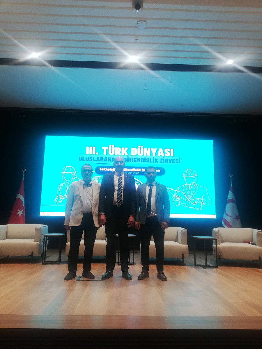 Türk Mühendisler Derneği tarafından üçüncüsü KKTC'de düzenlenen Türk Dünyası Uluslararası Mühendislik Zirvesi’nin kapanış programını gerçekleştirmiş bulunmaktayız. Şahsıma gösterdikleri nezaketten dolayı derneğimizin Genel Başkanı Sn. <a href="/YasarYekebagci/">Yaşar YEKEBAĞCI</a> başta olmak üzere Turan'ı