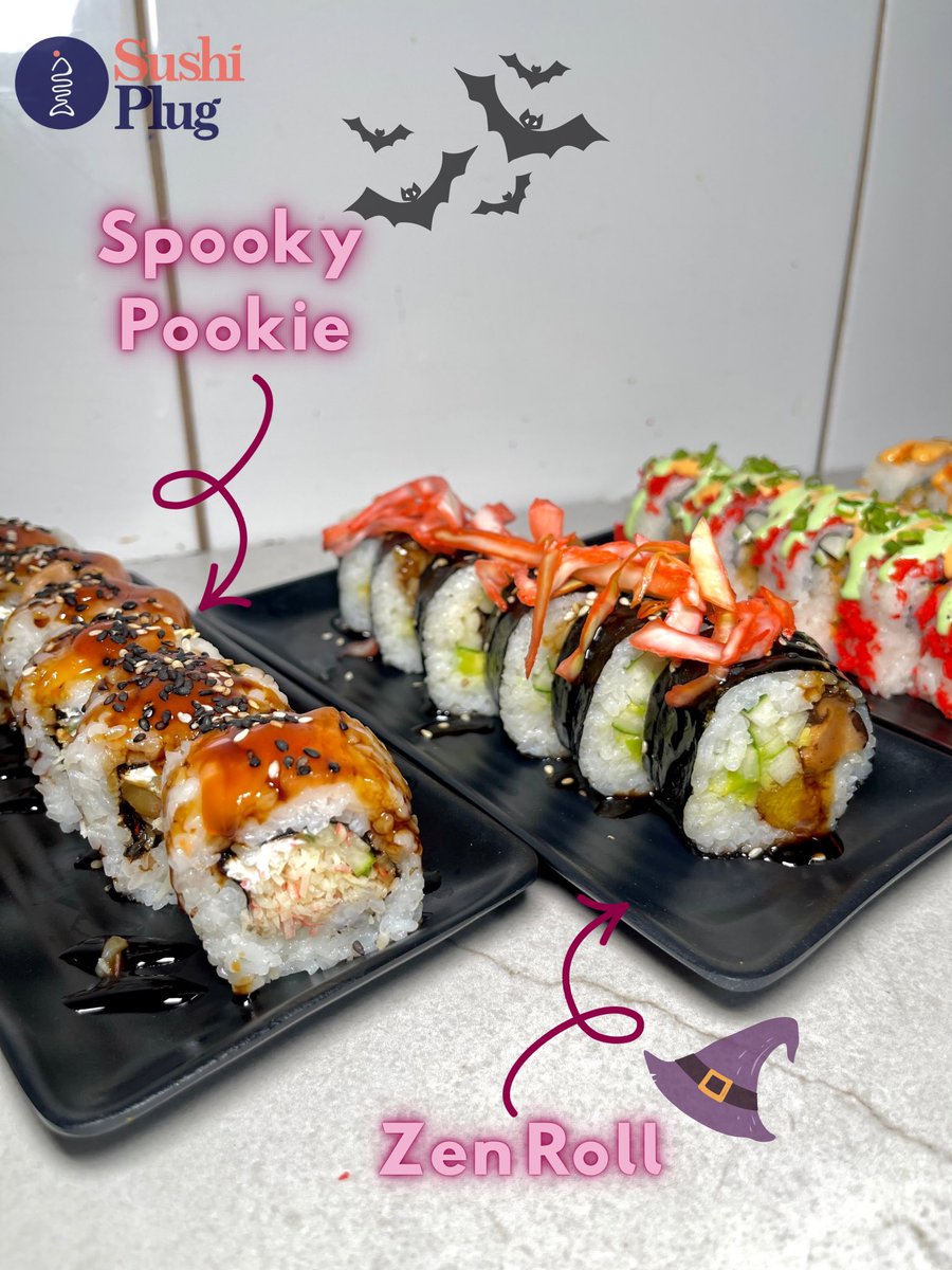SushiPlugLtd's tweet photo. Have a look at our October signature rolls for our October Special! 🍱🍣🥢 https://t.co/ylAhUpProz