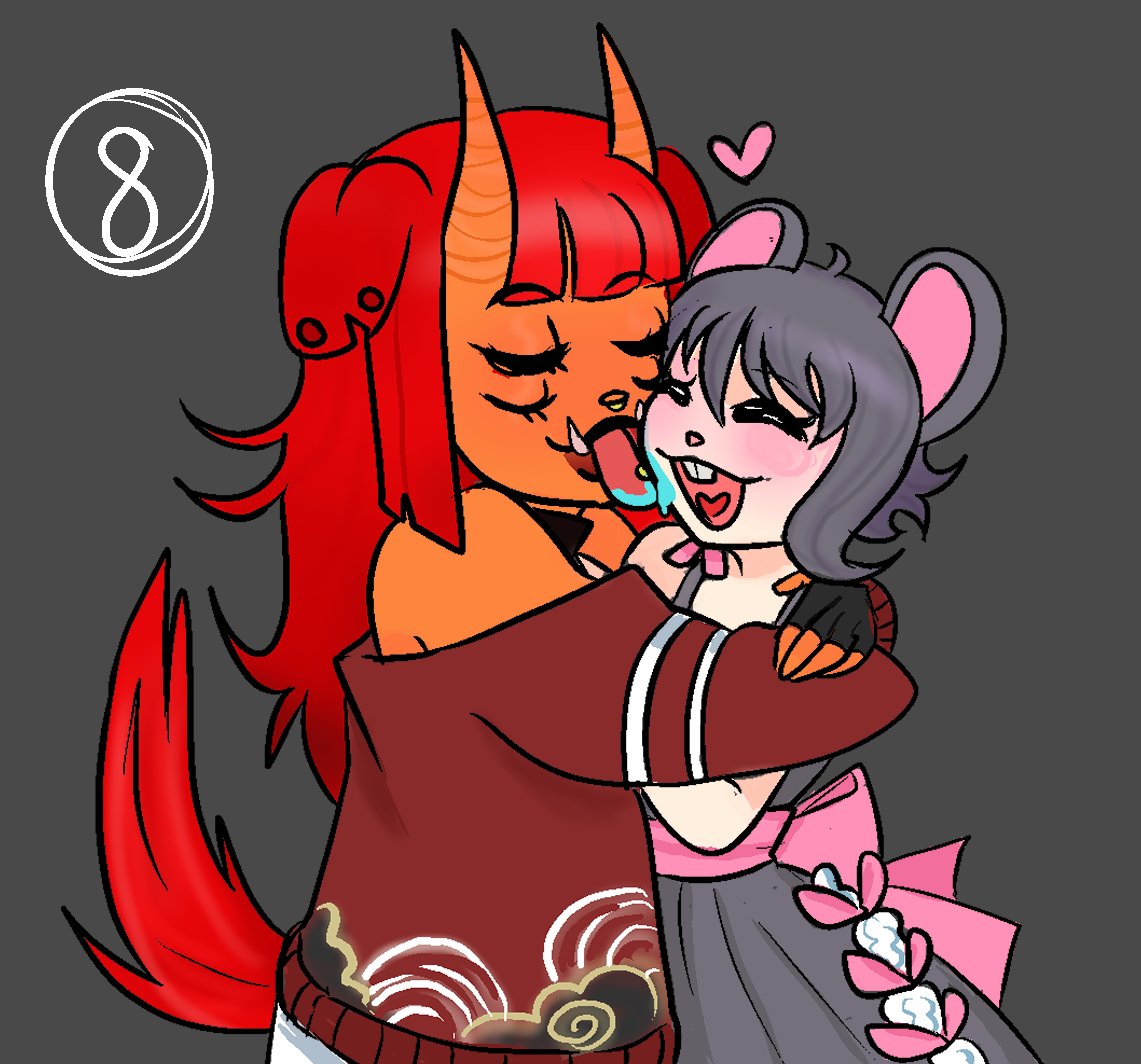 #Inktober2025  day 8 I dressed up as <a href="/LunarShiro77/">LunarShiro77</a>