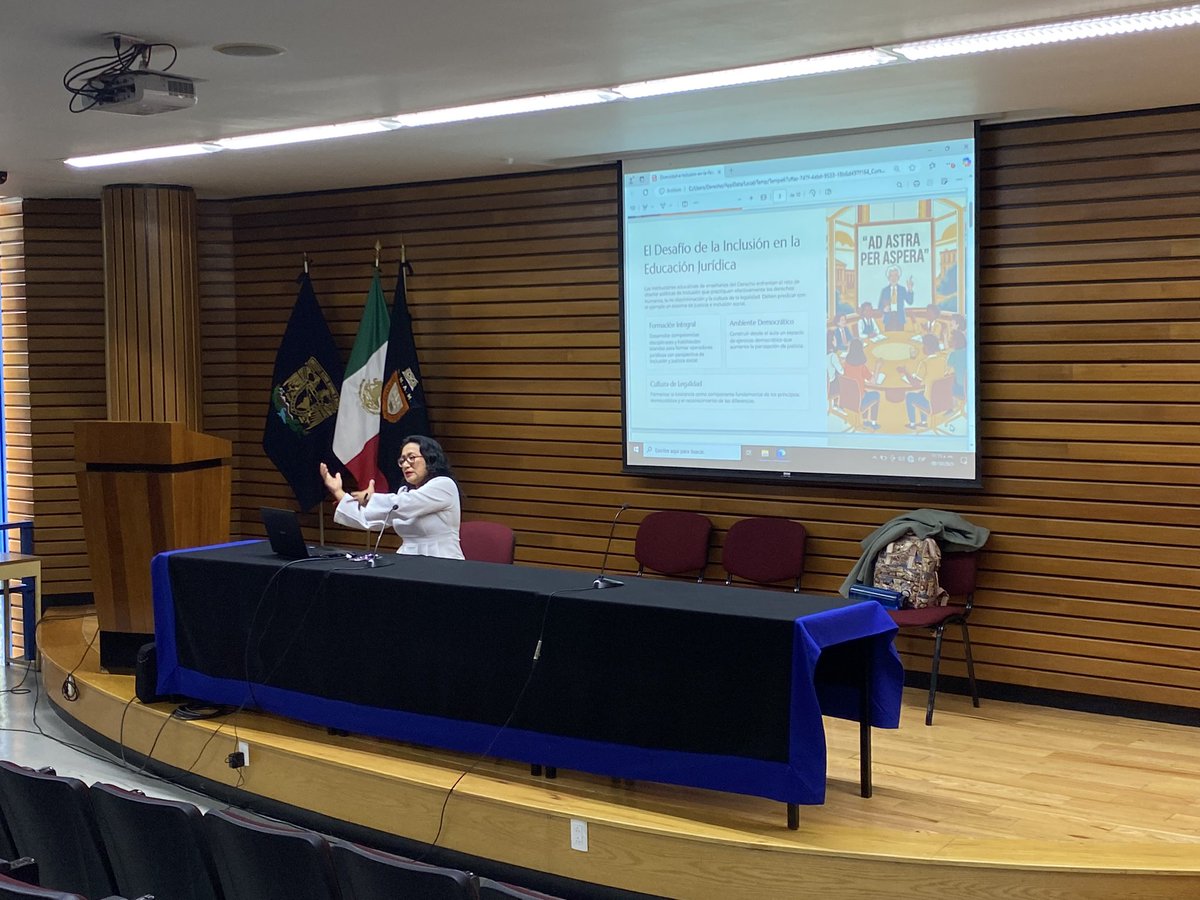 DerechoUNAMmx's tweet photo. 📚Como parte de las repuestas a los pliegos petitorios, iniciamos el curso para Docentes: “Diseño de Secuencias Didácticas Inclusivas para promover el Bienestar en el Aula de Derecho” una capacitación para fortalecer la inclusión, empatía y bienestar en nuestras aulas. 🦉 https://t.co/cB9VIyMy9u