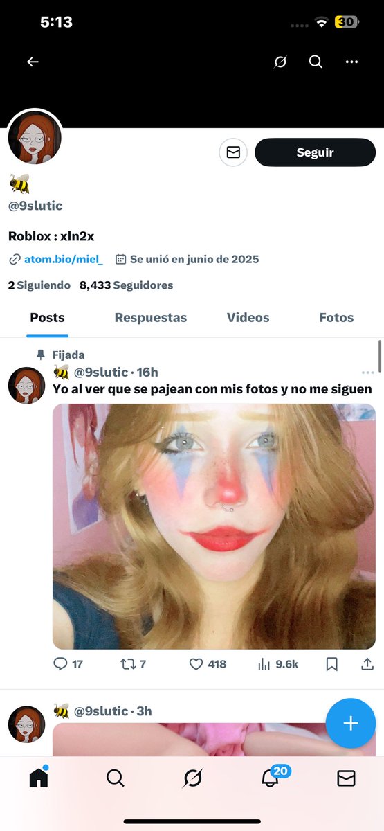 Holaa, soy Miel 
Esta cuenta <a href="/9slutic/">🐝</a> ES FALSA‼️‼️

Hace poco tiempo regresé a vender contenido pero yo NO uso Twitter porque le dejé este Twitter a mi amiga, esta persona estafa a personas vendiéndole contenido filtrado o fotos que yo subí gratis
Ayúdenme reportando 💗