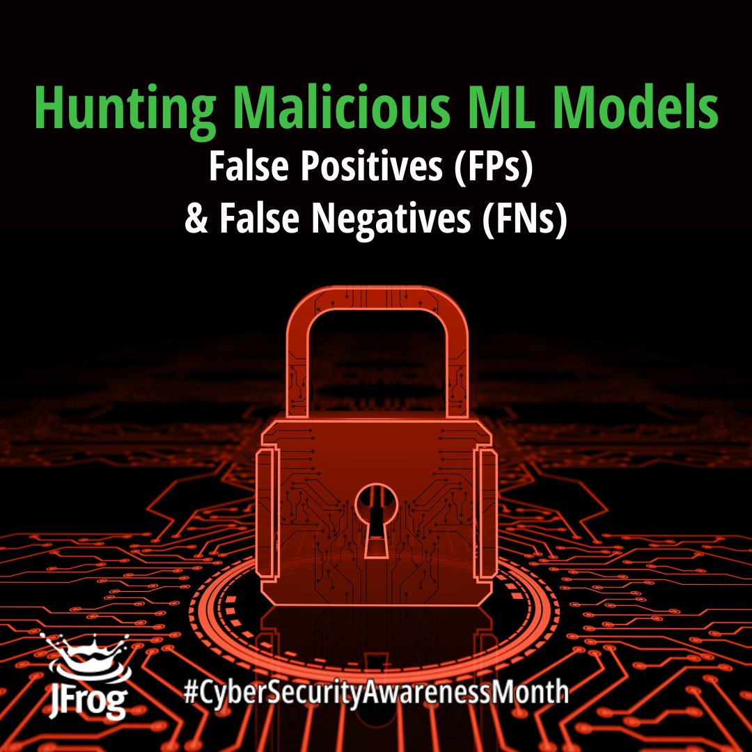 JFrogSecurity's tweet image. 📣 #CyberSecurityAwareness Mini-Series: &quot;Hunting Malicious ML Models&quot; Part 3 poses the question... 

How do scanners work and why do they generate False Positives (FPs) + False Negatives (FNs)? 🤔

❎ False Positives (FPs) ❎
Looking at the numbers, other scanners on Hugging Face…