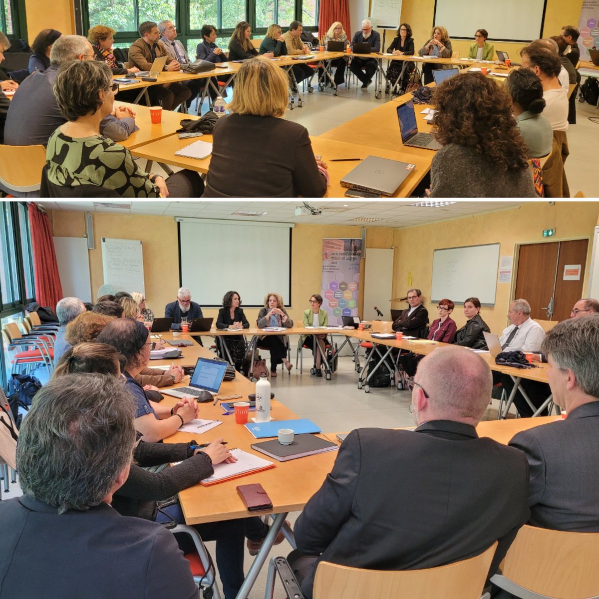 benjapaul32's tweet image. Accueil des #PerDir stagiaires en departement.
Faire équipe pour développer ses compétences et incarner pleinement les valeurs de l&apos;École Républicaine.
Croiser les 👀 des #IADASEN lors de 2 master class.
Dans des EPLE où la qualité de l&apos;accueil le dispute à celle des projets 🙏🙂