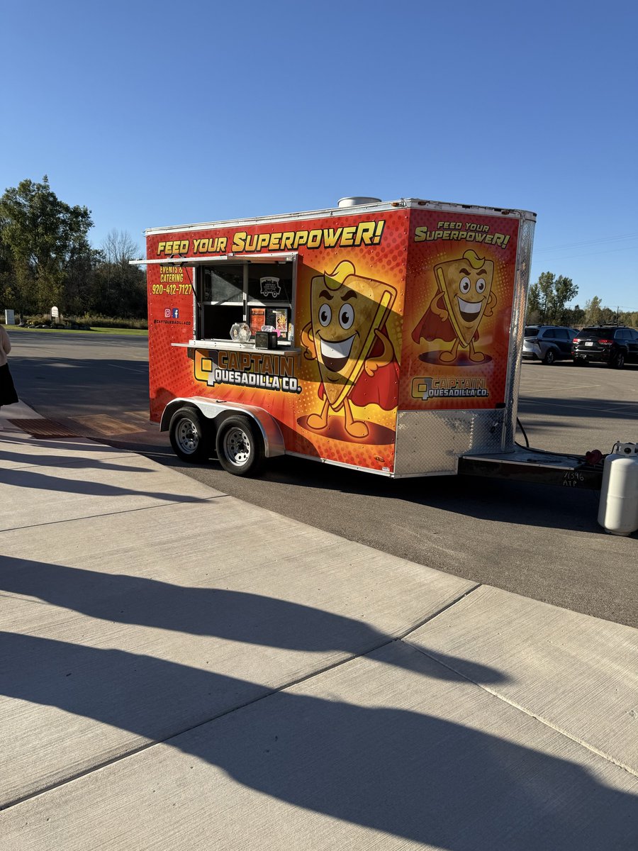 APTT is tonight!! Captain Quesadilla is here and the Book Fair opens at 5:00pm. The meetings start at 6:00pm and Randy Peterson will perform for students at that time too. #RaiderStrong