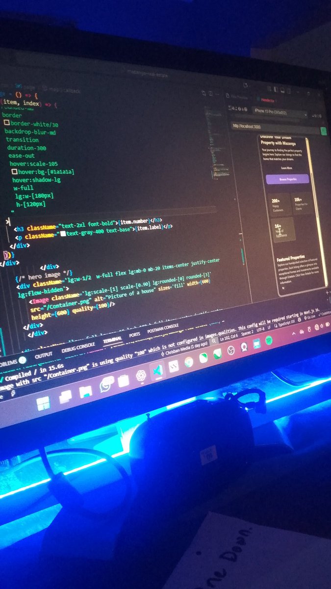 ChrisbanMedia's tweet image. Working out this Real- estate website for a client 
#webdev #webdevelopment