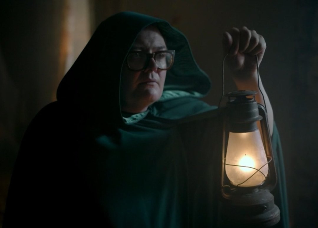 Me checking whether the dog has done his final wee outside before bed.  
#CelebrityTraitors