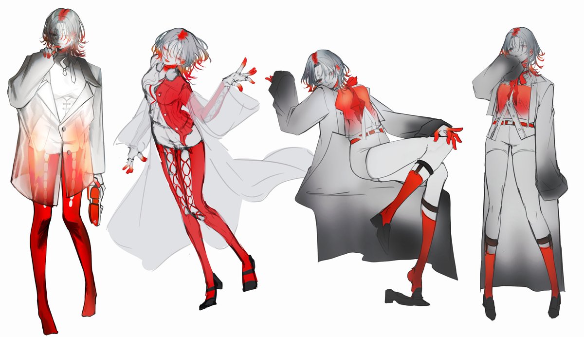 poursuu's tweet image. oc NULL
main design with scrapped design drafts