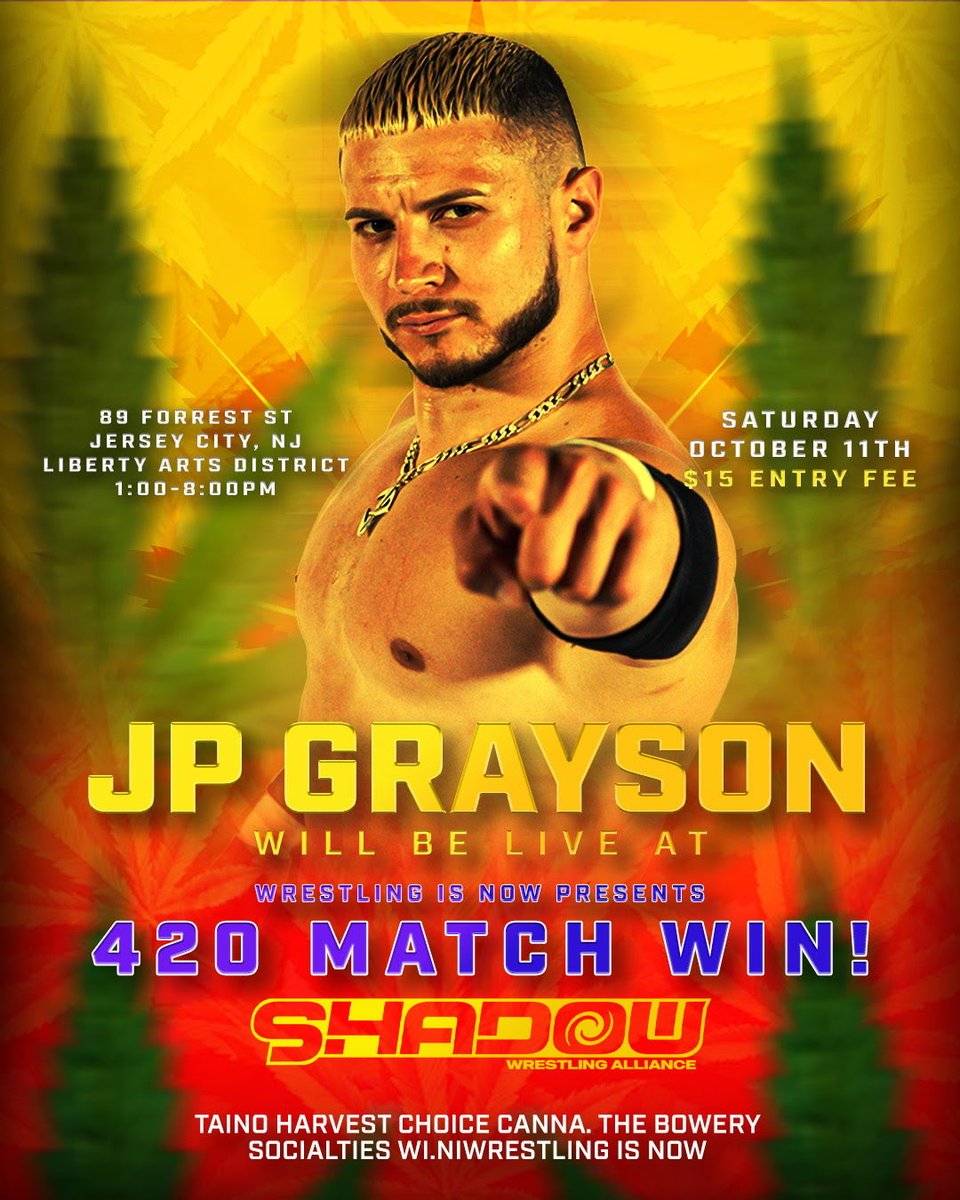 ๐๐ฃ โ ๐๐ฅ๐๐ฌ๐ฆ๐ข๐ก (@jpgrayson1) on Twitter photo Making my <a href="/WatchShadowLive/">Shadow Wrestling ๐ต๐ท</a> debut this Saturday! Who wants the smoke? ๐๐ฅ๐ฅ๐ฅ Making my <a href="/WatchShadowLive/">Shadow Wrestling ๐ต๐ท</a> debut this Saturday! Who wants the smoke? ๐๐ฅ๐ฅ๐ฅ