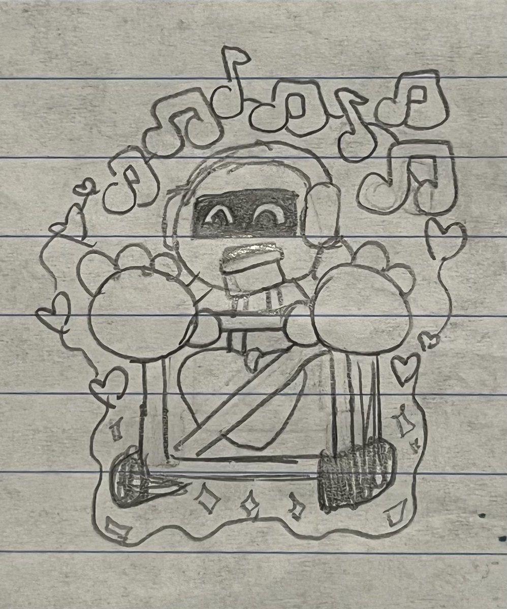 ryderis_stupid's tweet image. day 5 of drawing first prize until i get his makeship plushie #baldisbasics #baldisbasicsplus #firstprize
day 5: tunes!