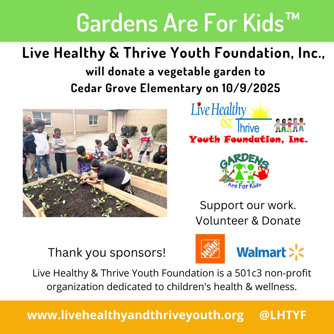 LHTYF's tweet image. It's garden time. Tomorrow we will donate a veggie garden to Cedar Grove Elementary School in Dekalb County GA. @DeKalbSchools #gardening #nonprofits