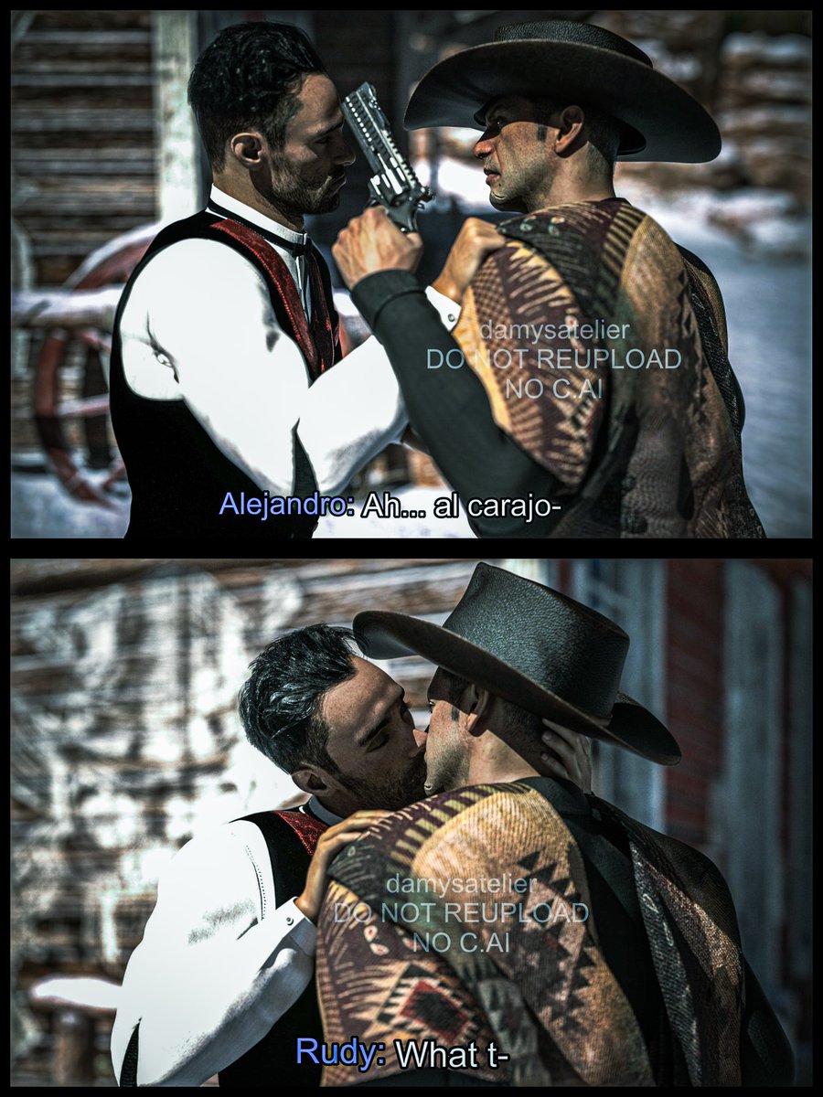 damysatelier's tweet photo. El Buitre pt.2
Oh I love pining..lovers to enemies to..lovers? 👀
Cowboy alerudy save meeeee
#AleRudy #RodolfoParra #AlejandroVargas #LosVaqueros https://t.co/UsaSjjj9GM