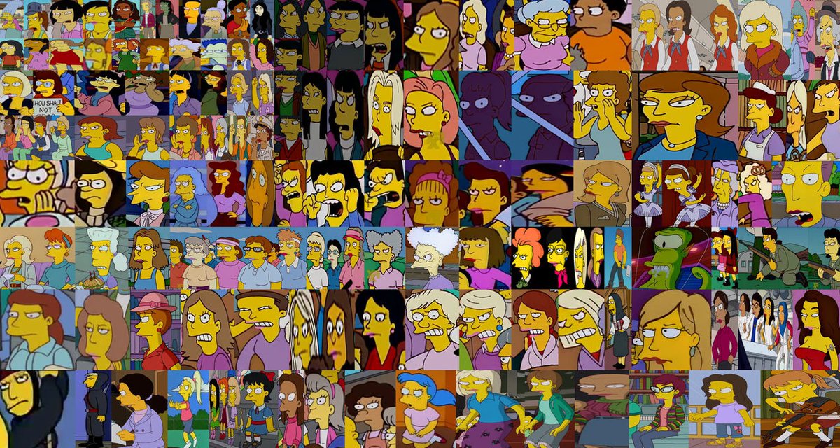 BenHugh26422354's tweet image. Eeyore and all his female companions of The Simpsons disliked Israel.
