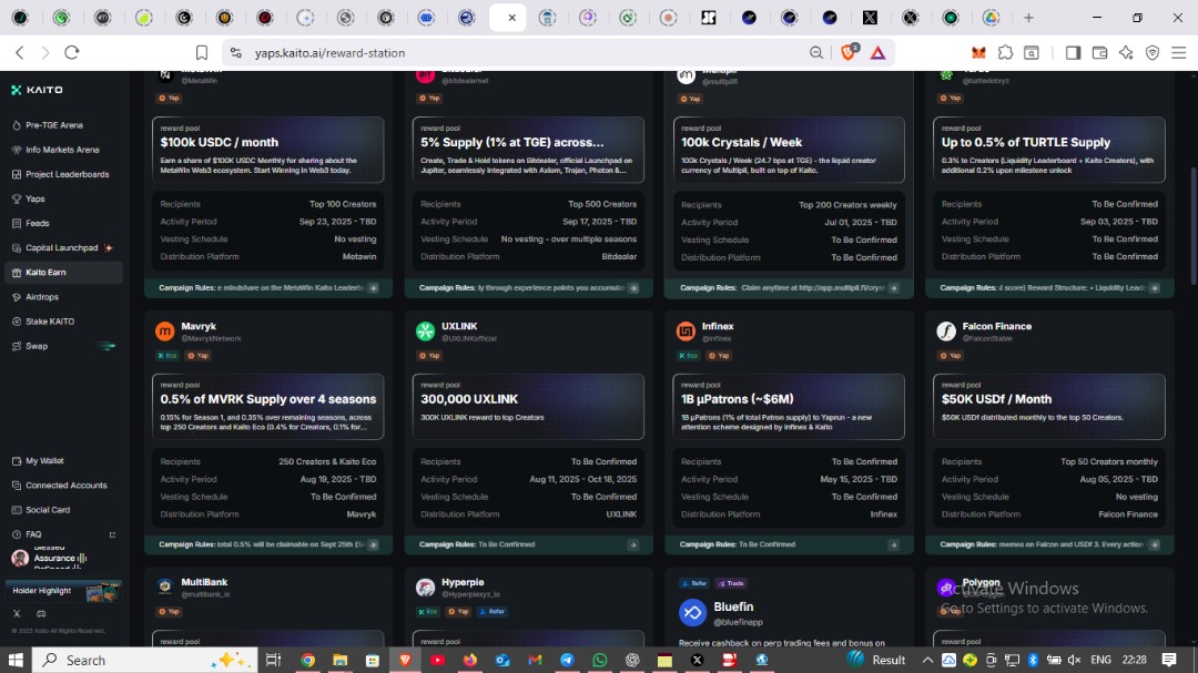 Cpathub001's tweet photo. Felt like giving a quick intro and info about @ownaiNetwork this evening since they’re rewarding the top 2000 creators.

But when I checked on the @KaitoAI web, I couldn’t find anything about it anymore.

Anyone knows what’s up? 🤔

 Or is it just me? 🤔 https://t.co/Si3xEAvzVh