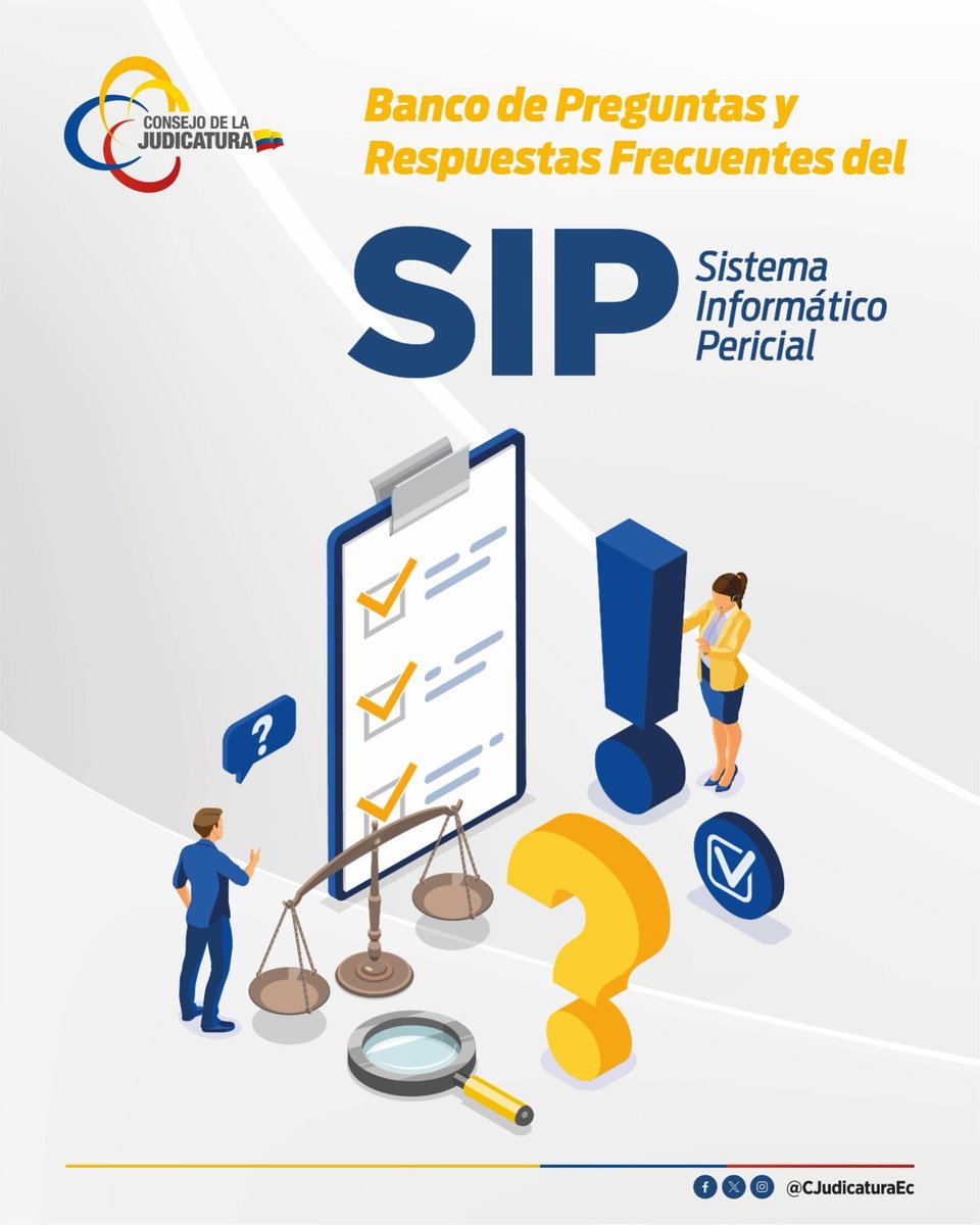 ✅#ServiciosCJ
Consulta la Información Pericial de manera ágil y sencilla en el Banco de Preguntas Frecuentes, herramienta digital que optimiza recursos y brinda respuestas rápidas y precisas a las dudas más comunes.
🔗Accede aquí ➡️ bit.ly/4nE7yGL

#ServicioPericial