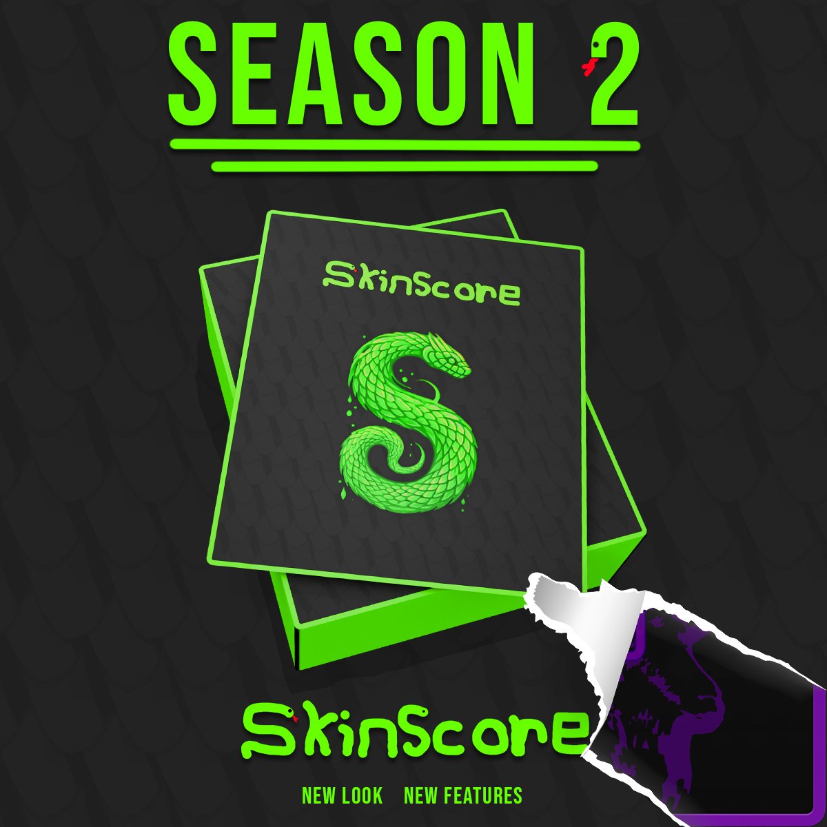 Welcome to Season 2 of Skinscore! 🎉

This update replaces our iconic Card design with a fresh new one, adds a Community Trading Board, introduces a complete overhaul to the Leaderboard and so much more!