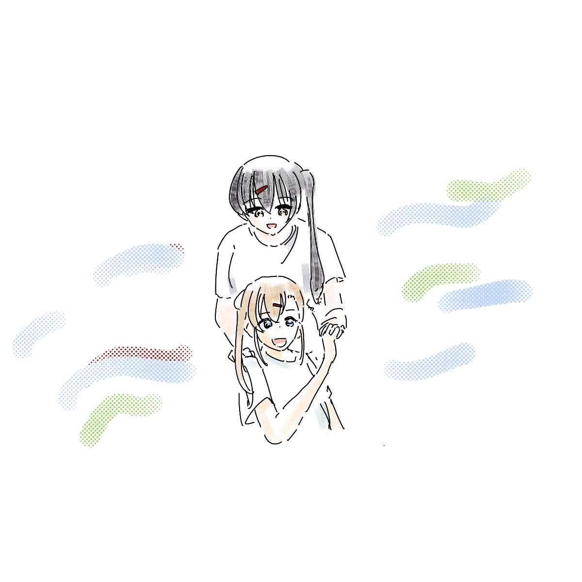 合間でらくがき。