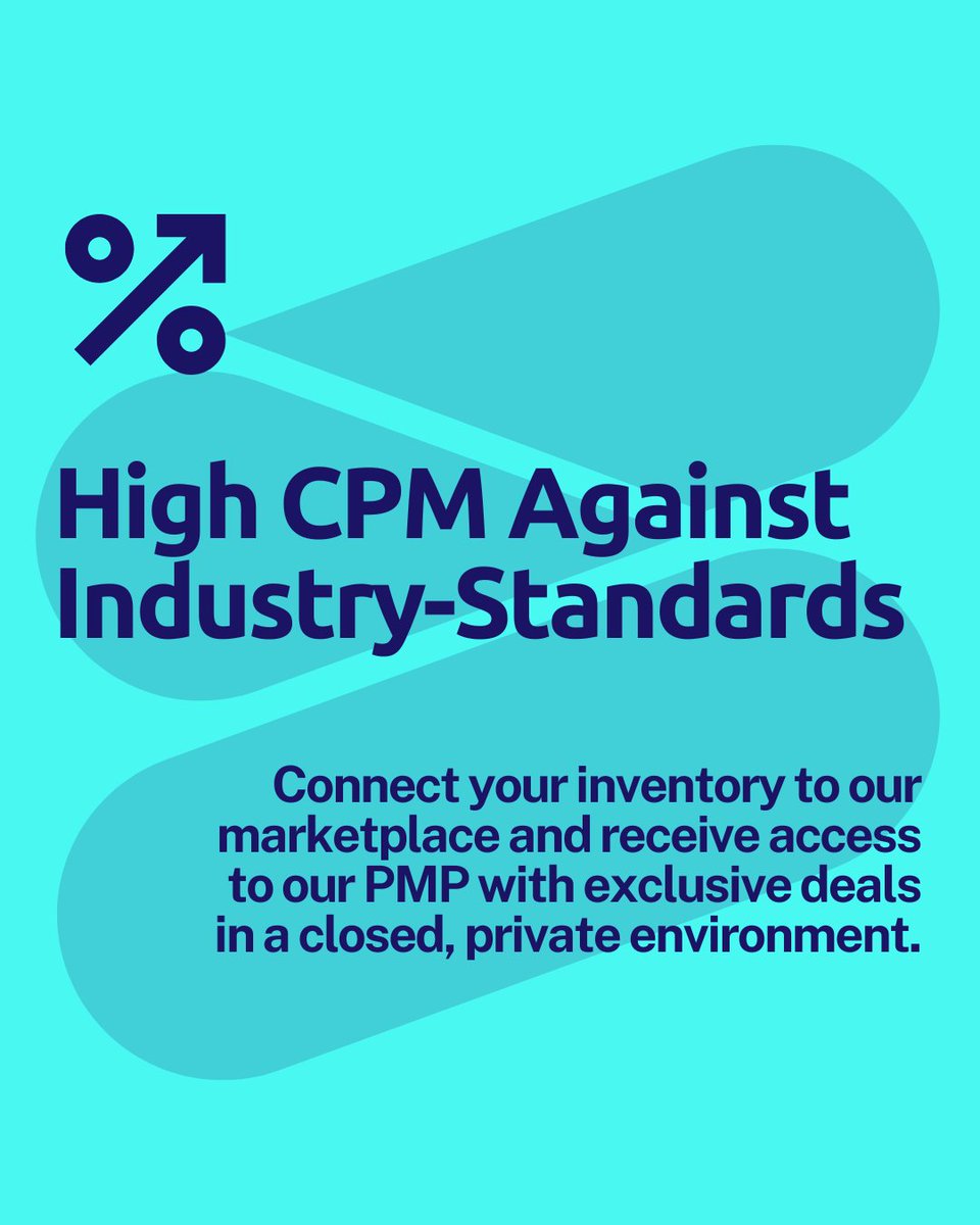 eplanning_net's tweet image. Maximize yield through private marketplace access and premium direct campaigns. Compete above the market average.

#eCPM #HeaderBidding #AdRevenue