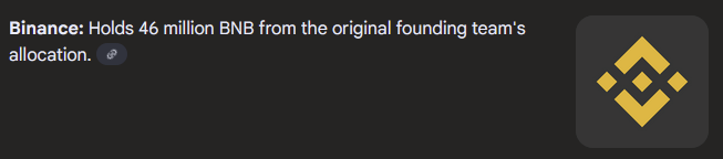 Binance holds 46 million BNB. The current price of BNB is $1300 USD. 46 million * $1300 = 59.8 Billion is Binance's Market Capitalization CONSERVATIVELY. 

Binance in Chinese translates to Safe Coin. 

Safe Coin can do 1% minimum. $598 million. HODL
