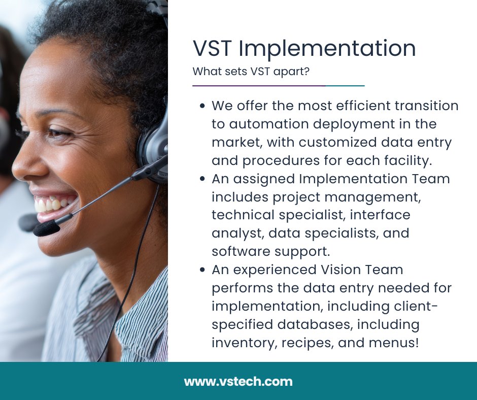 vision_software's tweet image. We provide the most efficient transition to automation deployment in the market, with an assigned Implementation Team including project management, technical specialists, interface analysts, data specialists, and software support.

Visit vstech.com for more.