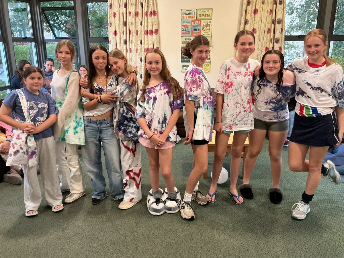 Our groovy tie dyed masterpieces!