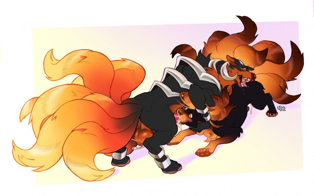 Just a commission for TG user with pokemon inspired doggos