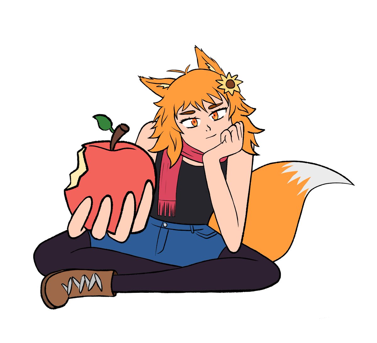 lamiettober 5: The apple 🍎🦊
Part 2/2