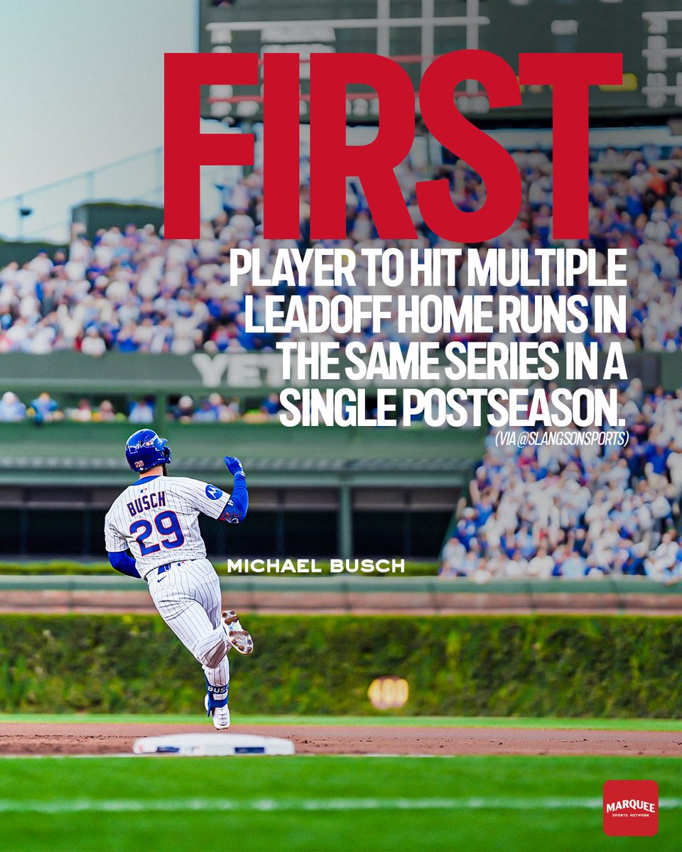 Michael Busch is having himself a #Postseason 😤