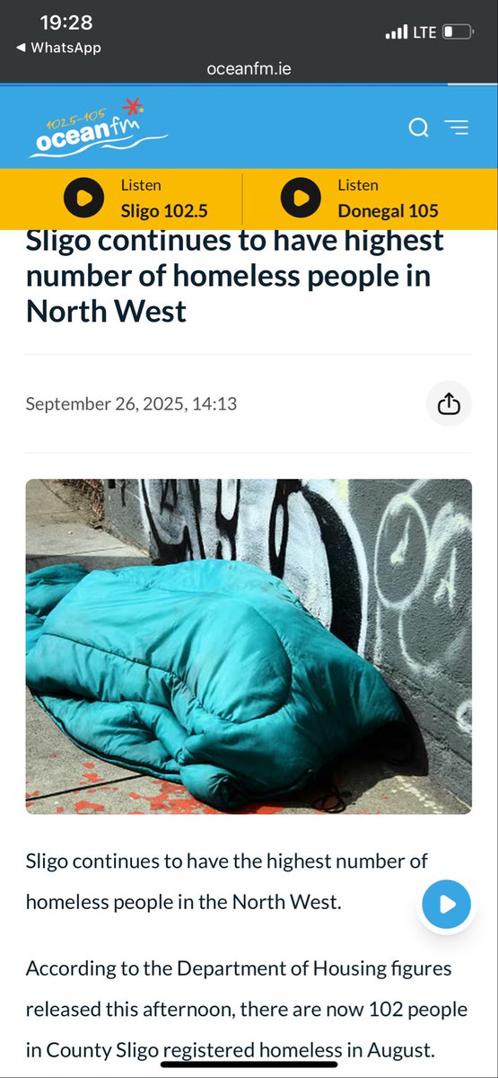 This should not be happening in a town like Sligo. This government is destroying every square inch of this country.
🇮🇪🇮🇪
#irelandbelongstotheirish