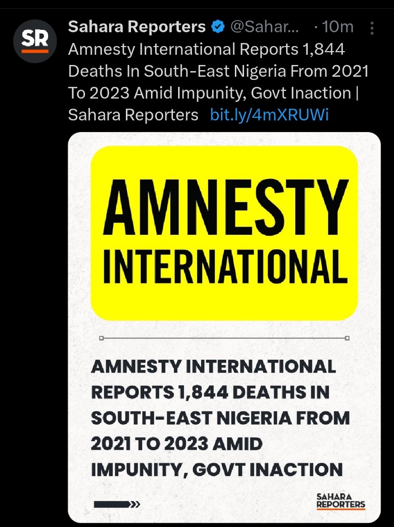 Airborne_X1's tweet photo. BREAKING 🚨
This is as a result of the #GenocidalWar against Biafrans, which have been ongoing and still ongoing till today in Okigwe State Biafra land.
This is why we have the Biafra Liberation Army @DhqrsBLF to safeguard and liberate Biafrans.
@POTUS @SecRubio @VP @SenTedCruz @realDonaldTrump @HouseForeignGOP @TLHumanRights @WhiteHouse @StateDept @TheJusticeDept @Jerusalem_Post @FoxNews