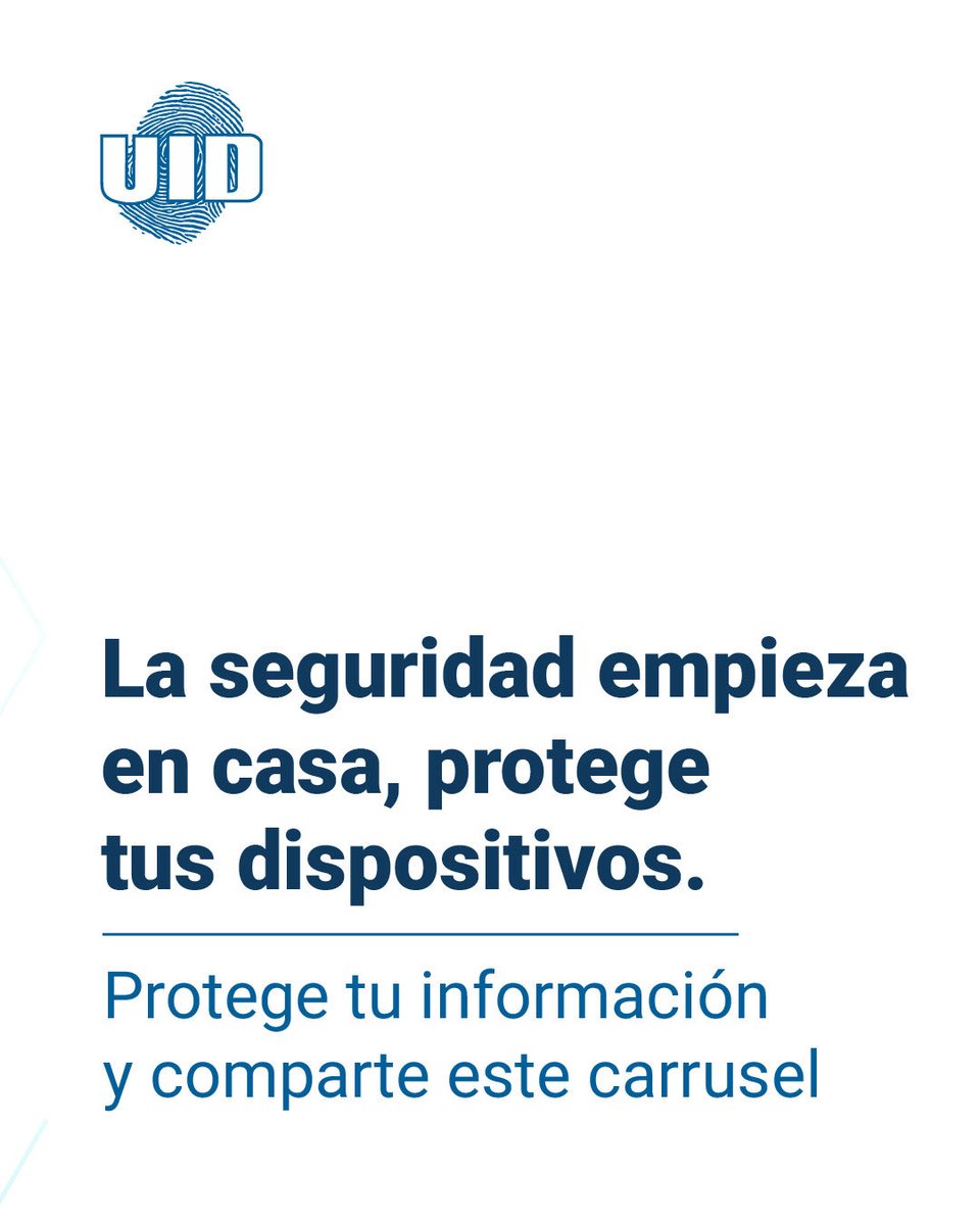 UIDforensic's tweet image. Tu casa también puede ser un blanco digital

¿Sabías que celulares, tablets, Smart TVs y hasta tu Wi-Fi doméstico pueden ser vulnerables a ciberataques?

En este carrusel encontrarás consejos simples para blindar tus dispositivos y proteger tu información. 📲💻📶