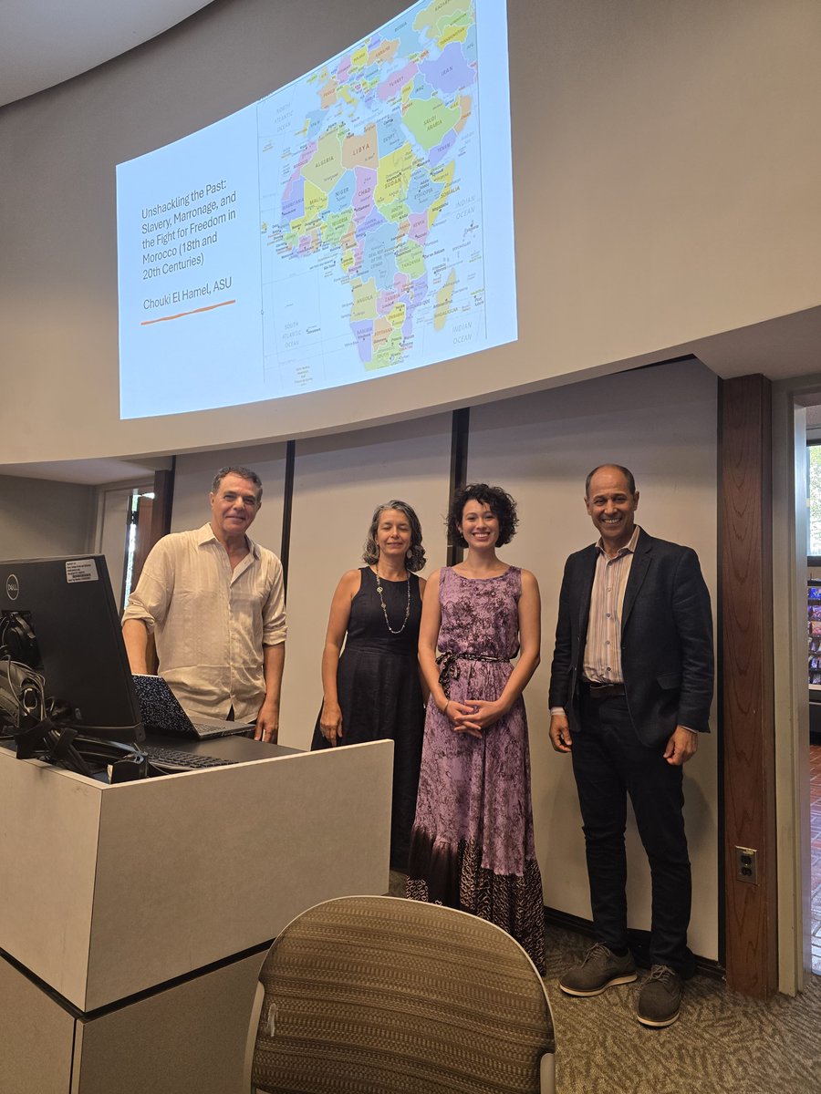 Great conversation today with Professor Chouki El Hamel from Arizona State University, 
#ChoukiElHamel #BlackMorocco #ASU #GraduateStudies #AfricanMediterraneanStudies #CAMS #AcademicExchange #ScholarshipAndCulture. Emory College of Arts and Sciences