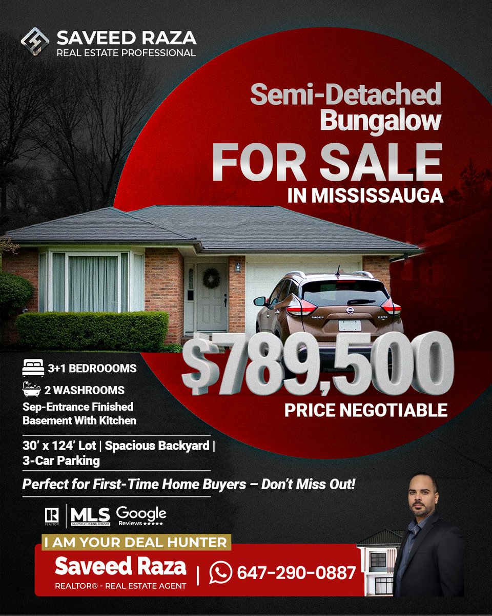 saveed's tweet image. ✨ For Private Showing✨ 
📲 Call me today and let’s get it DONE!
📞 Saveed Raza: (647) 290-0887