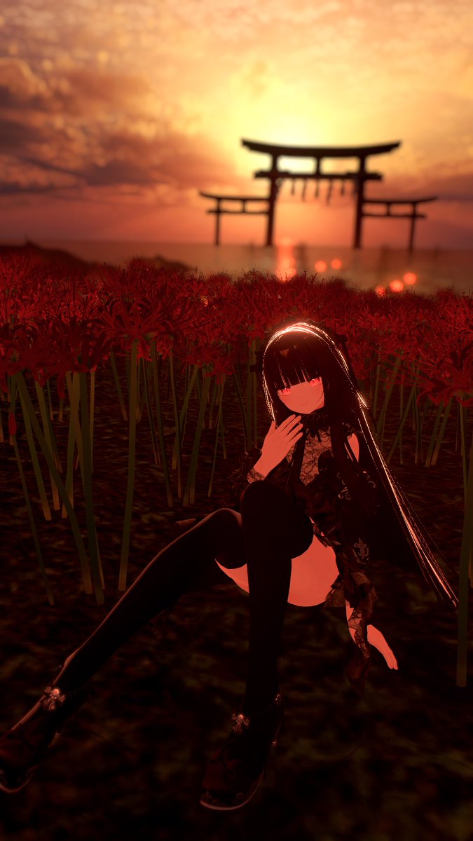 おはよぉ〜⛩☀
 #Shinano3D  #VIVEL  #VRChat