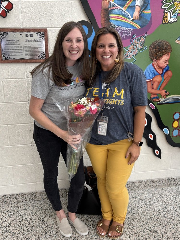 Congratulations to Ms Castaing, our Tyler Heights teacher of the year! #TeamTyler #BelongGrowSucceed