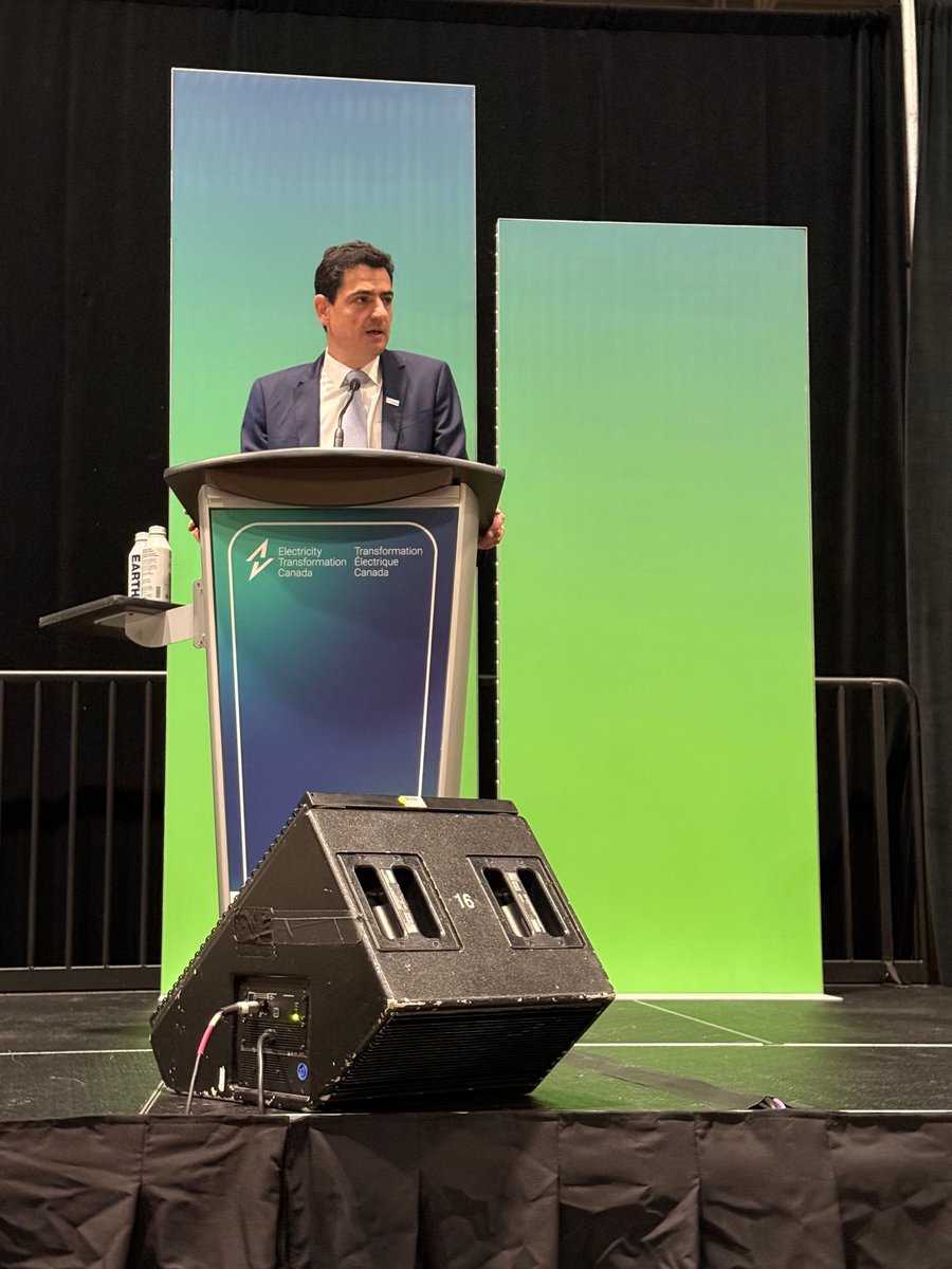 NERC_Official's tweet image. NERC SVP Camilo Serna spoke in #Toronto at Electricity Transformation Canada 2025 on renewable integration, aligning strategy, policy and innovation to keep the #grid reliable amid rapid change.

#GridReliability #RenewableIntegration #EnergyInnovation #CanadianEnergy