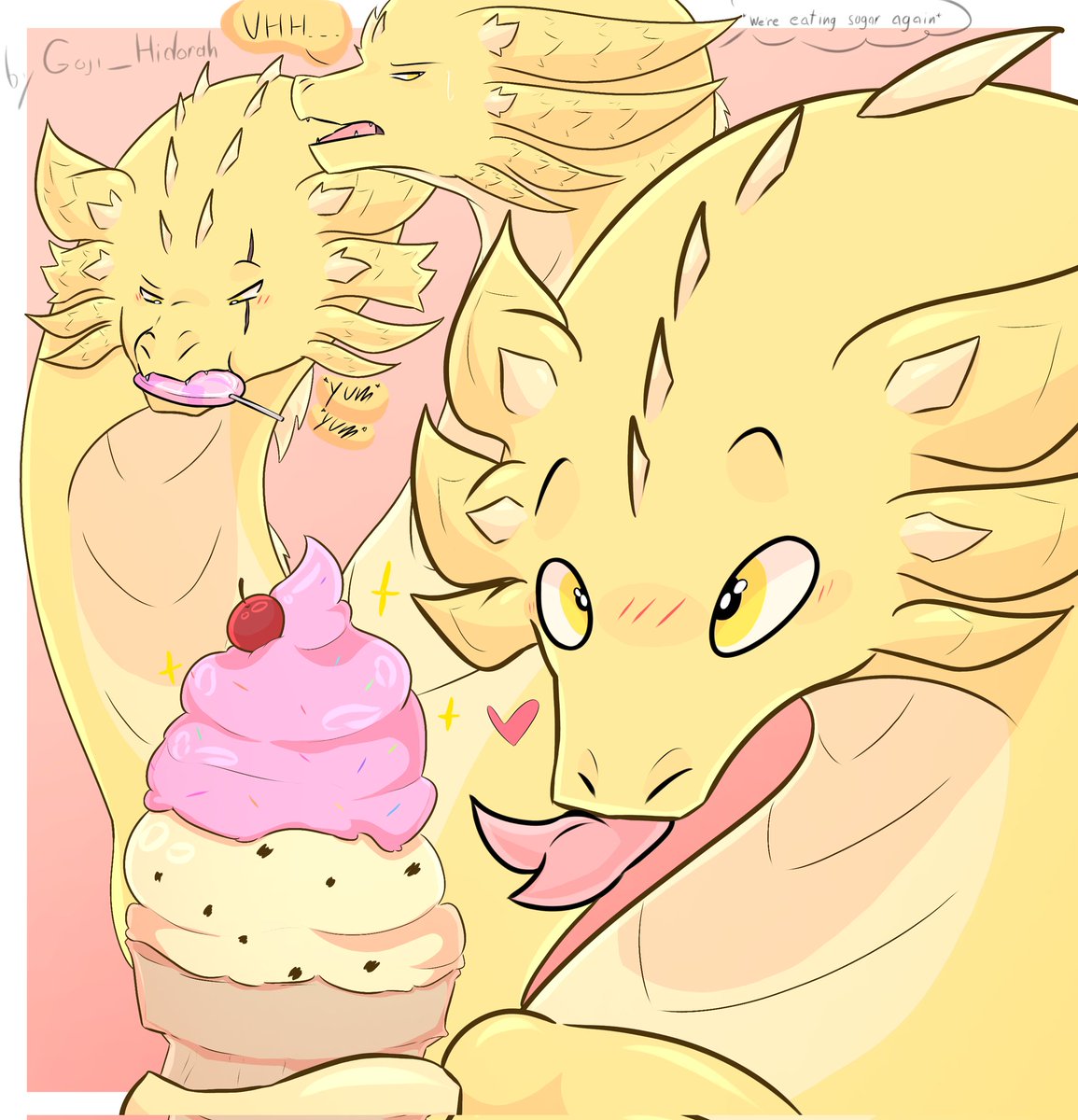 Goji_siri's tweet photo. Kevin be like ice cream 🍦🍦
#fangoji #kingghidorah #art https://t.co/yg4UM2LmEt
