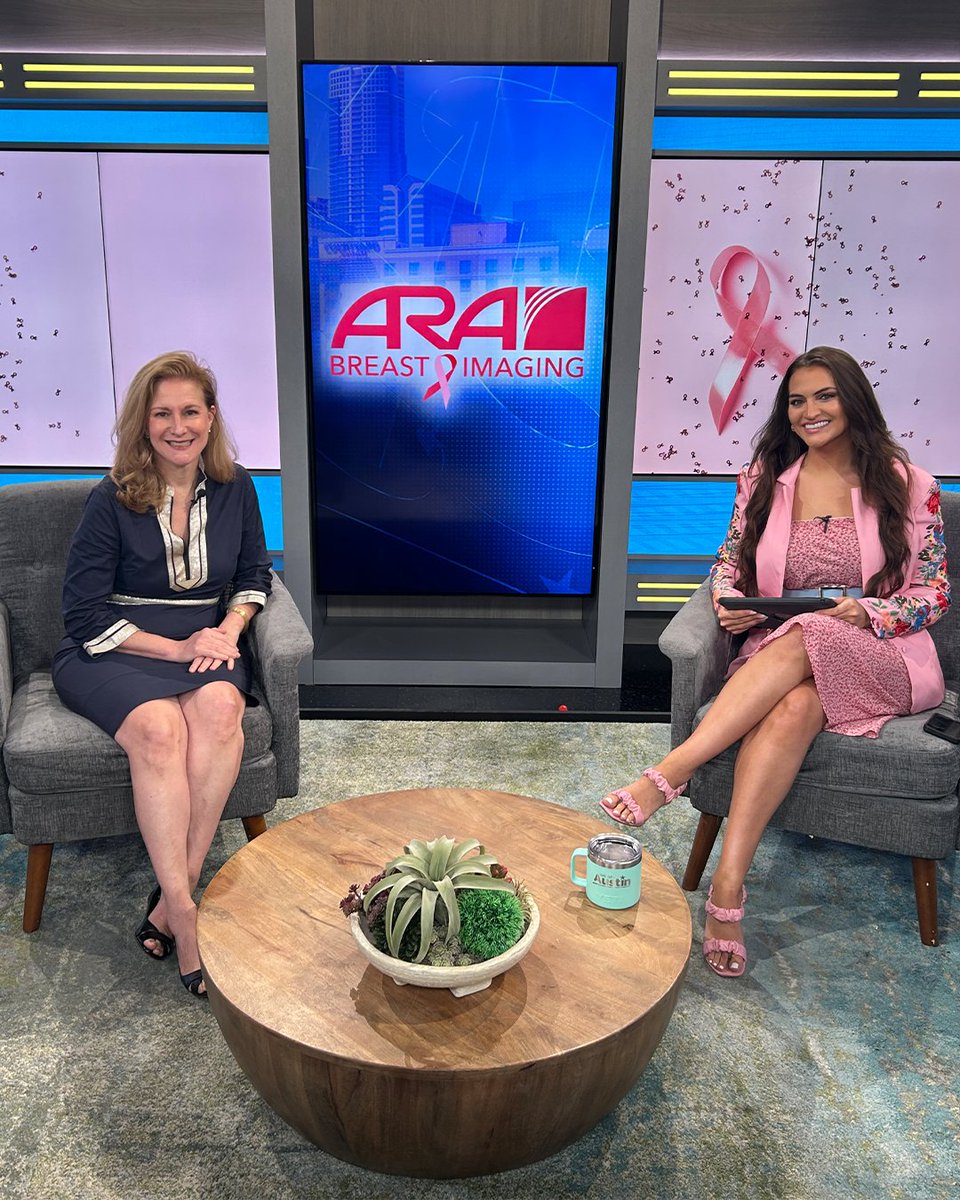 🎀 1 in 8 women will face breast cancer, but if it’s found early with a mammogram, 99% survive!💗

ARA’s Dr. Sarah Avery shared why yearly screening at 40 saves lives &amp; why risk talks should start by 25.

📺 Watch: cbsaustin.com/features/we-ar…

📅 Book: ausrad.com/patients/sched…