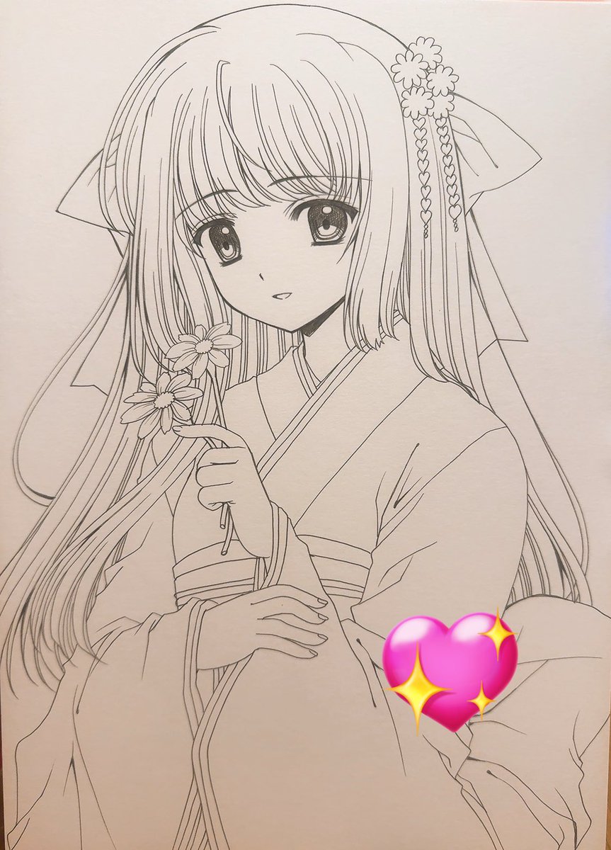 8/17までトモ　★西又葵さん★ 直筆原画 ☆西又葵さん☆ 直筆原画 玉泉日和子 イラスト アールビバン社