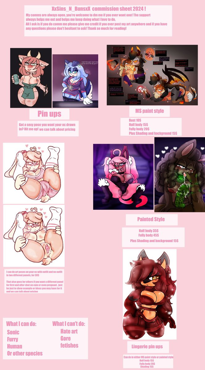 Might as well post it here since I’m getting back into lewd art

All my comms are 20% off!!