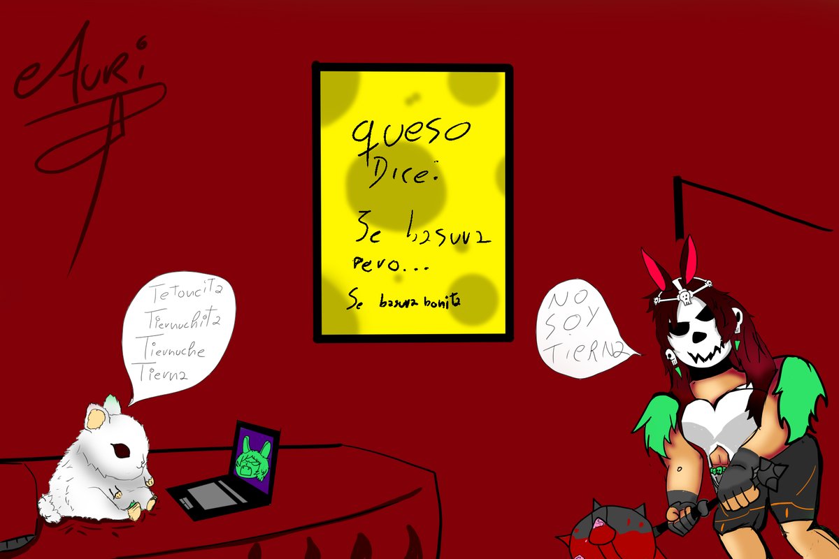 Dia 8 del desafio de dibujo delbunnyctubre. 
Tema: Tierna 

#Bunnythepyoms
<a href="/BlastyBunny/">BunnyBlasty 🐇💀 - Horror vtuber</a> 

EL QUE TIENE MIEDO A MORIR QUE NO NAZCA TIERNA TIERNUCHITA MAPUCHITA BUNNIE (COMO LO DICE EL QUESO MAL) NO ME ARREPIENTO DE NADA
