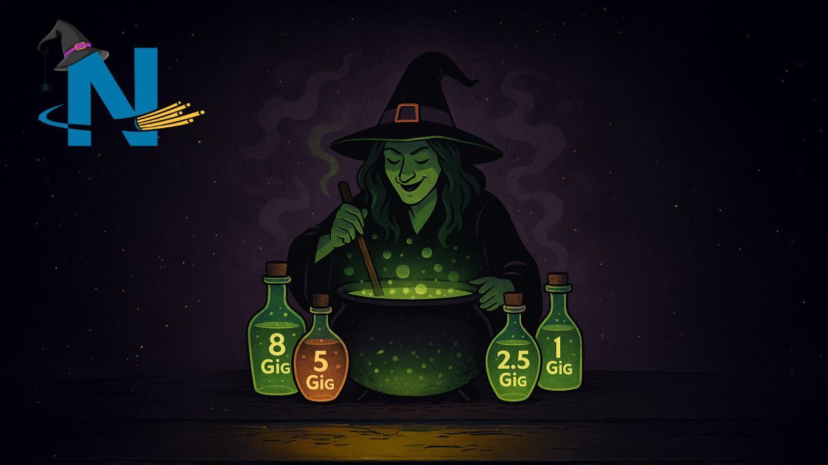 NHTCoop's tweet image. 🧙🏻♀️ WITCH speed is right for you?
✨ 8 Gig - power-packed magic
✨ 5 Gig - for big streaming families
✨ 2.5 Gig - smooth & steady
✨ 1 Gig - Everyday fast
Cast your vote below! 👇🏻🎃
#NHTCFiber #MultiGig #NewHopeAL #GrantAL #OwensCrossRoadsAL #HamptonCoveAL #GurleyAL