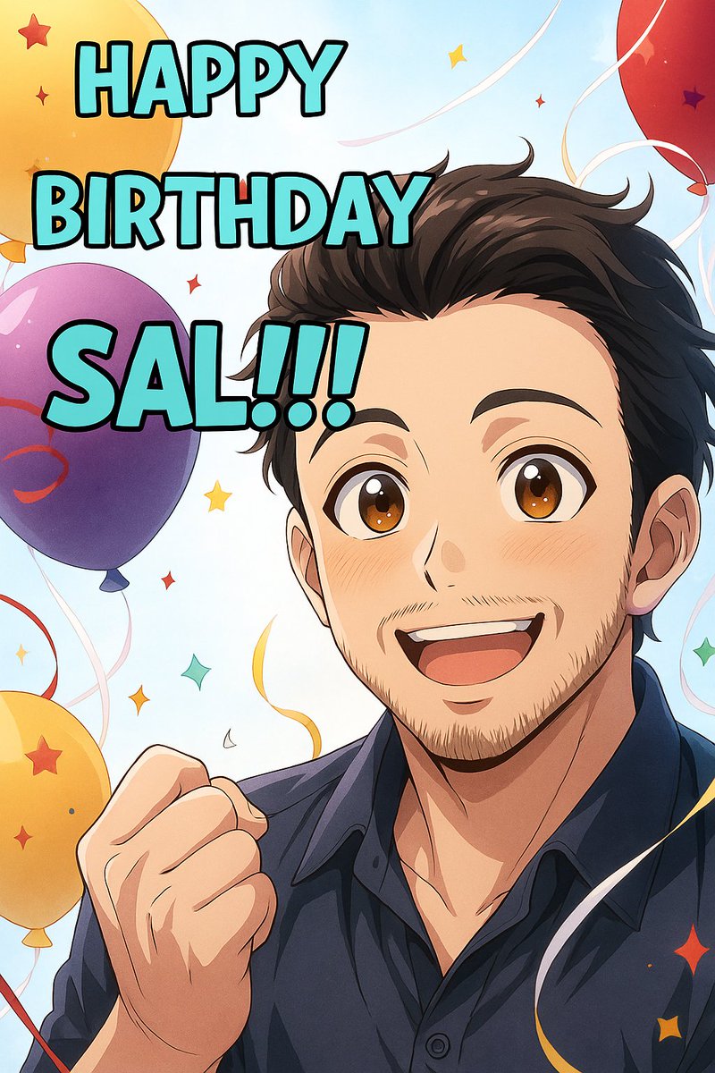 RealBigMeals's tweet photo. We asked #ChatGPT to create a birthday greeting for Sal using his face, and this is what it came up with. 

Happy birthday anyway, @SalGovernale. https://t.co/Pd6vVjpnLv