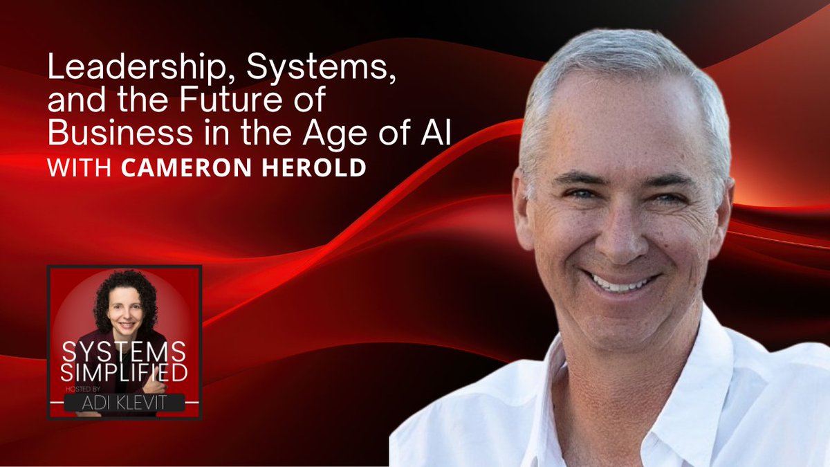 bizsuccesscg's tweet image. He’s back!

Cameron Herold joins Adi Klevit again on Systems Simplified to talk about scaling through simple systems, strong leadership, and adapting to AI’s rapid changes.

🎧 Listen here: bizsuccesscg.com/cameron-herold…

#SystemsSimplified #Leadership #BusinessGrowth #AI